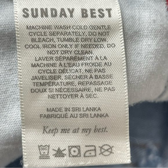 ❌SOLD ❌Sunday Best Go Off Road Dad Jean Baggy Loose 90s jeans  Med Blue size 28 - Picture 10 of 12